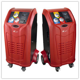 Red Auto Ac Recovery Machine เครื่องฉีดน้ำมันอัตโนมัติ 1000g / นาทีความเร็วในการชาร์จ