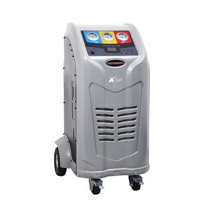 Heavy Duty AC Refrigerant Recovery Machine ป้องกันแรงดันต่ำสูง X550